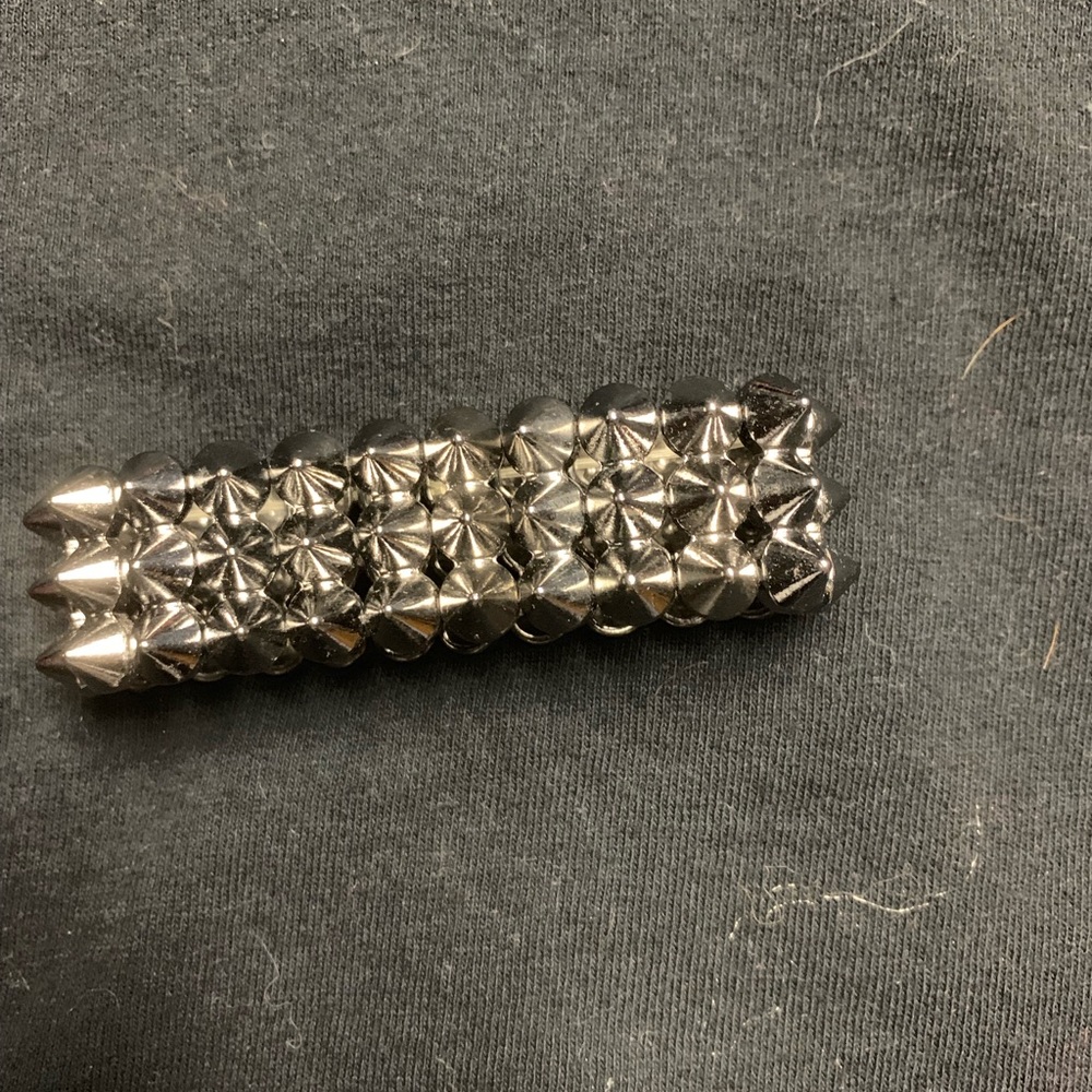 Silver spike bracelet